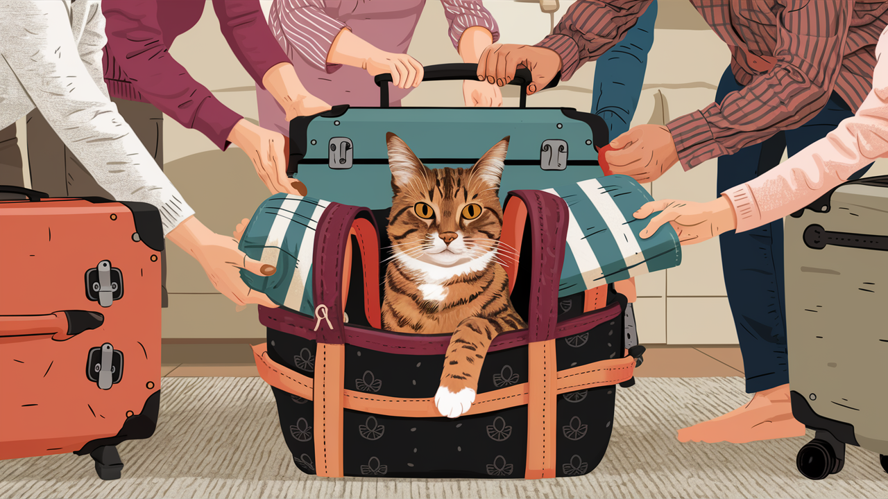 how to travel with a cat