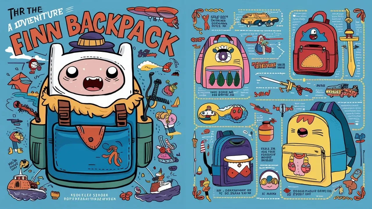 adventure time finn backpack