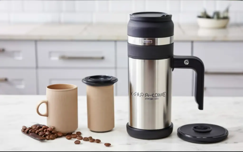 kar-n-home 6 cup portable coffee maker travel kit